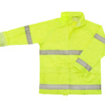 CONJUNTO IMPERMEABLE DE SEGURIDAD Y ALTA VISIBILIDAD COMPUESTO DE CHAMARRA Y PANTALON