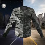 CHAMARRA estampada de camouflage reflejante
