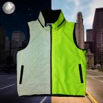 Chaleco  deportivo con estampado reflejante